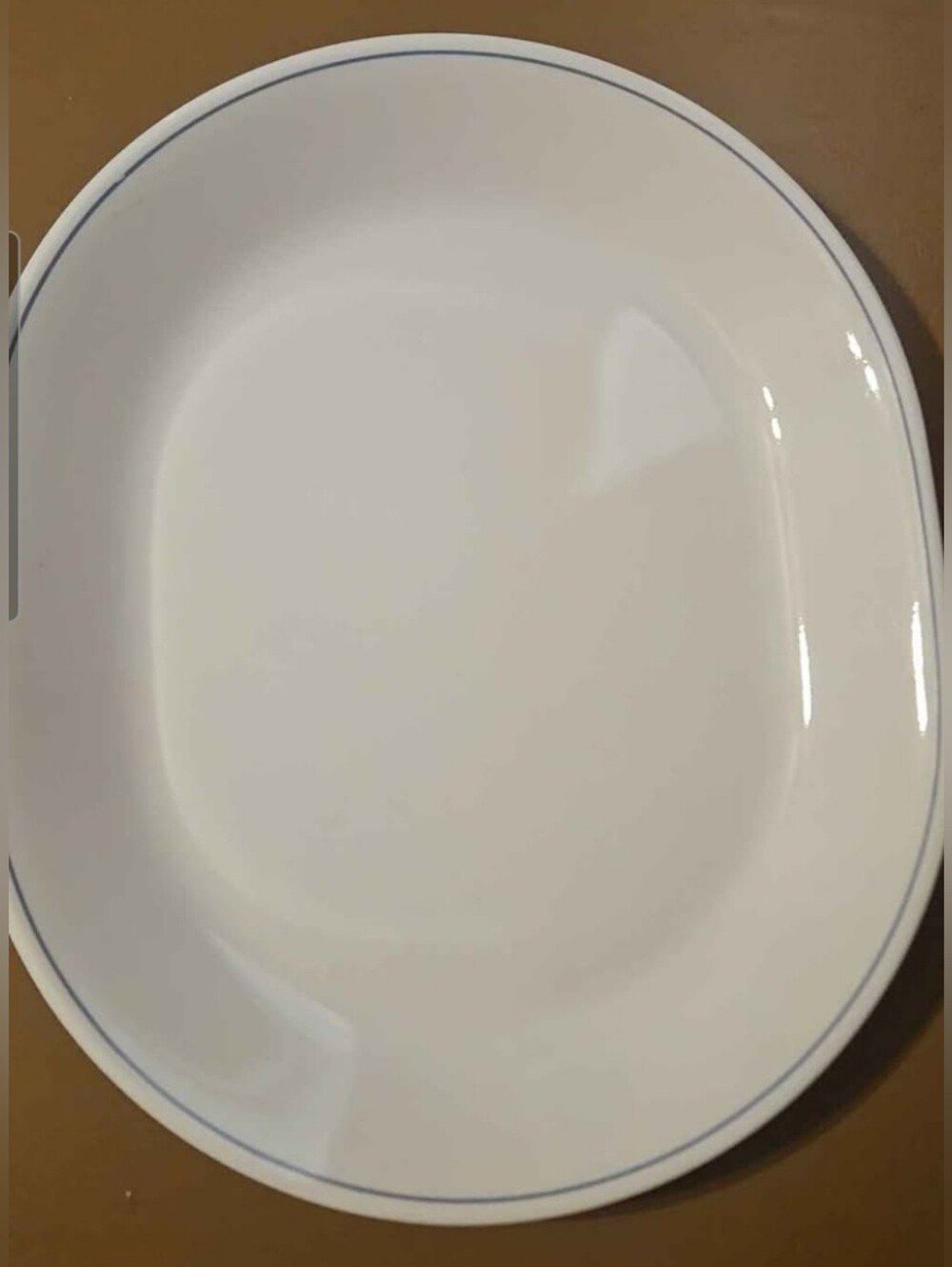 Oval Platter Corning Corelle blue lily Platter